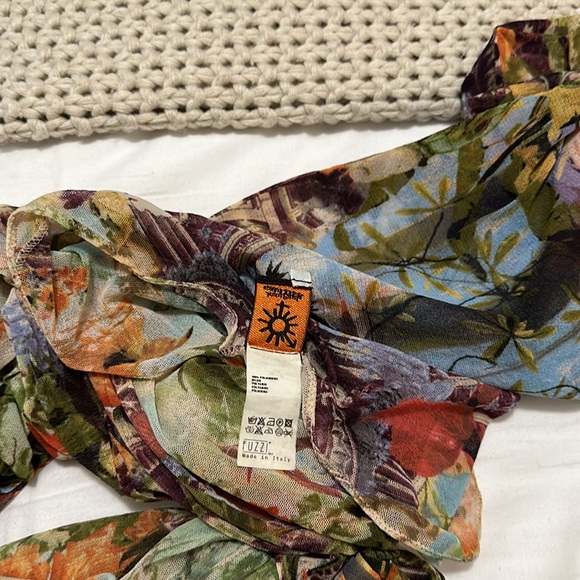 Jean Paul Gaultier s/s1999 Soleil Flamingo Cutout Sheer Mesh Mini Dress - Picture 5 of 8